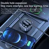 PD 30W USB 2.4A Fast Charging Wireless Handsfree Car Kit Audio Mottagare AUX FM Sändare USB C Car Mp3 Player