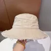 Chapéus de luxo Stingy Brim Designer Bob Chapeau Feminino Chapéu Bucket Viagem de Verão