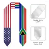 Foulards Graduation Sash Afrique du Sud États-Unis Drapeau Étole Châles Diplômé Wraps Scraf International Student Pride Gifts