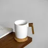 Tasses Log Handle Mug Haut de gamme Lumière De Luxe Coffret Cadeau Ensemble Couple Tasses Bureau Café Lait Tasse Céramique Ustensiles À Boire ZM1121