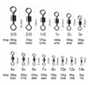 Fishing Hooks 100PCS Connector Accessories Swivel Fhising Line Connectors Stainless Steel Fish Tackle 230606