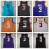 c2604 Mens 3 Chris Paul Basketball Jerseys Purple Black Shirts City White S-XXL