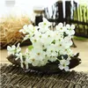 Декоративные цветы 30 см Бессмертный Цветочный Букет Пион Искусственная филиал Невеста Свадьба Дома