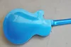 5 strängar Metal Blue Semi Hollow Electric Bass Guitar med 22 frets Rosewood Fretboard anpassningsbara