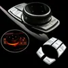 New Car Multimedia Buttons Decoration Cover Trim Sticker Car Chrome Button Decor Cover For BMW 1/2/3/5/6/7/X1/X3/X5/X6