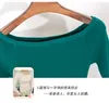 Women's Sweaters Brief Seasons A Word Collar Cashmere Sweater Women Three Quarter Pullovers Basic Knit Hedging Wild Pull Femme