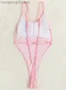 Kvinnors badkläder Extreme Mini Micro String Women Thong Swimwear One Piece Swimsuit Kvinnlig rygglös Monokini High Cut Bather Bathing Swim T230606