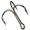 Ami da pesca 50Pcslot 2468101214 # BlackGoldSilver Hook High Steel Carbon Material Three Tackle Tools 230606