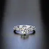 Voor Vrouwen Mannen Lab-grow Diamond Ring Sieraden Geschenken 925 Sterling Zilver Wit Princess Cut Moissanite Ring Ketting Oorbellen