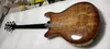 Reed Smith Hollow Body II Righteous Private Stock Brown Satin Koa Smoked Burst Guitare électrique Vintage Abalone Bids Inlay, Wrap Arround Cordier, Double F Holes