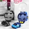 ElectricRC Car Mini serbatoio in lega per bambini orologio telecomando auto ragazza ragazzo vibrato esplosione stile netto rosso stesso giocattolo 230605