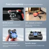 Intelligent Uav V26 Mini Camera Drone Foldable 4K HD RC Quadcopter Obstacle Avoidance Helicopter Rechargeable Remote Control Kids Toys 230605