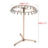 Hooks Vintage Pendant Scarf Jewelry Display Rack Rotatable Necklace Headband Bracelet Rings Stand Holder 23 Home Storage