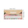 Gift Wrap Cash Budget Card Envelopes Sheets Reusable Money Binder Loose Leaf Western Snap Button Paper Dividers Wallet.