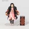 Manga Anime Manga démon tueur Kamado Nezuko Figma 508DX Tanjiro 498DX PVC figurine modèle Collection cadeau jouet T230606