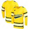 Michigan Wolverines Hockey Jersey Adam Fantilli Mackie Samoskevich T.J. Hughes Luke Hughes Dylan Duke Rutger McGroarty Seamus Casey Jacob Truscott Erik Portillo