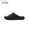 UTUNE hommes sandale diapositives été extérieur pantoufles EVA caoutchouc doux extérieur chaussures femmes conception ergonomique Sport Sneaker sandales