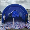 10ml 맞춤형 팽창 식 터널 스포츠 터널 입구 이벤트 전시회 프로모션을위한 2 개의 문이있는 풍선 터널 텐트