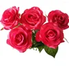 Fleurs décoratives ABRICOT Rose Fraîche Artificielle Real Touch Décorations Pour La Maison Pour La Fête De Mariage Anniversaire Saint Valentin Cadeau