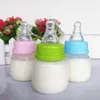 Baby Bottles# 60ML Baby born Mini Portable Feeding Nursing Bottle BPA Free Safe Infant Nursing Nipple Care Feeder Fruit Juice Milk Bottles 230606