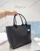 Tote Series Tote Bag Open Grain Calf Leather Printed Shoulder Bag for Women's Shopping Handbag in Brown Stylish One Shoulder Handbag