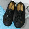 Sandles For Men Plage Sandales Men 39 S Sandals Mens Summer Thick Sole Sports Sandal Shoes Big Slide Comfort Genuine Leather L230518