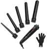 Ferros 5 em 1 Curling Iron Multifuncional Barril Rotativo Professional Salon Hair Curler 230605