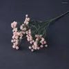 Dekoratif Çiçekler Yapay Plastik Çiçek Şubesi Simülasyon Uzun Çingeneler Düğün Aile Yatak Odası Bahçesi Sıcak Dekorasyon Düzenlemesi
