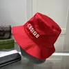 Märke Designer Bucket Hat Klassisk Brevbroderi Hattar För Män Strandsolskydd Dam Solhatt 9 Färger Casquette Hög kvalitet