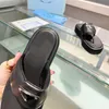 Mode Sandalfrauen Slipper Weich gepolstert Nappa Leder Flat Schuhe Schieber Flip Flops Sommer Damen