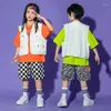 Stage Wear 2023 Loose Kpop Clothing For Girls Jazz Dance Costumes Boys Ballroom Hip Hop Rave Clothes Performance DQS10519