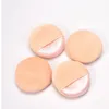 Esponjas de Maquiagem 1Pç Pó Facial Base Puff Forma Redonda Esponja Cosmética Macia Ferramenta de Beleza Presente para Meninas Senhora