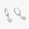 Hoop Earrings KOFSAC 2023 Fashion Cute Starfish Creativity Ear Hoops Jewelry 925 Sterling Silver For Women Party Accessories Gifts