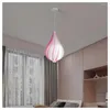 Pendant Lamps Nordic Bedroom Bedside Small Chandelier Single Head Net Red Ins Girl Lamp Creative Room Bar Restaurant Light PVC Led Lighting