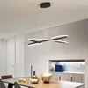 Hanglampen Modern Led Licht Voor Eetkamer Zwart/Wit Keuken Kroonluchter Slaapkamer Restaurant Lamp Glans App/Afstandsbediening