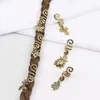 Pinces à cheveux 20 Styles Fashion Braid Dread Dreadlock Perles Anneaux Femmes Hairwear Metal Poignets Bijoux Pendentifs