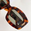 2023 Женские солнцезащитные очки экрана для женской вечеринки LW40105U Прямоугольные рамки -дизайнерские очки для дам