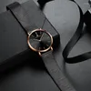 Montres-bracelets RUIXINE Couple Montre Or Rose Paire De Mode Montres Belles Femmes Hommes Minimaliste Quartz Dames Mouvement Japonais