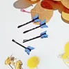 Hair Accessories 4Pcs/Set Blue Purple Color Butterfly Baby Hairpin Dreamy Sweet Side Clip Girl Bangs Word