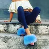 Sandales Nouvelle Arrivée Chaude Femmes Chaud En Peluche De Fourrure Pantoufles Dames Coloré Attrayant Ry Diapositives Fille Maison Moelleux Doux Chaussures Plates 230417