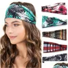 Hoofdbanden Bedrukt Yoga Sport Hoofdband Brede Zweetband Capuchon Gym Work Out Fitness Fietsen Running Head Bands Voor Dames Heren Mode Will Dhpsv