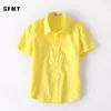 Ensembles de vêtements GFMY été vêtements pour enfants bébés garçons chemises solide à manches courtes coton enfants chemises pour garçons filles enfant casual chemise haut 230605