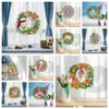 Stitch Huacan 5d DIY Special Shaped Diamond Brodemery Couronne de Noël Diamond Art Painting Snowman Bird Peacock Home Decoration