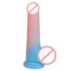 Oogverblindende Gelei Dildo's Hormonen Verleid Seksueel Opwinden Penis Gloeiend Lichtgevend Noctilucent Masturbator Anaal Plug Unisex Climax Seks Orgasme Toverstokjes Speelgoed