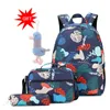 Schultaschen Kinder Schultaschen für 1-6 Klasse Rucksäcke Mädchen Druck Wasserdicht Grundschule Kinder Schüler Rucksack Mochila