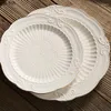Тарелка керамическая тарелка бабочка с рельефом стейк для десерта демом димсам фруктовые лотки для суши салат блюдо кухонная посуда