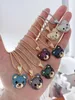 Collane con ciondolo 6PCS Trendy Exquisite Bear Shiny AAA Zircon Collana per le donne Designer Creatività Gioielli di alta qualità 230606