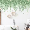 New Green Leaves Flower Home Removable Wall Stickers PVC Decals Self-adhesive Decor Art Murals for Bedroom Living Room Posters