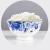 Kommen Chinese Keramische Rijstsoep Blauw En Wit Porselein Noodle Kom Thuis Restaurants Commerciële Keuken Servies 4.5/5/6 inch