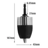 KLEM 1.513 mm Elektryczne wiertło Chuck 3/824UNF Selfling -Belless Driver Narzędzie uderzeniowe Adapter Shank do konwersji klucza udarowego